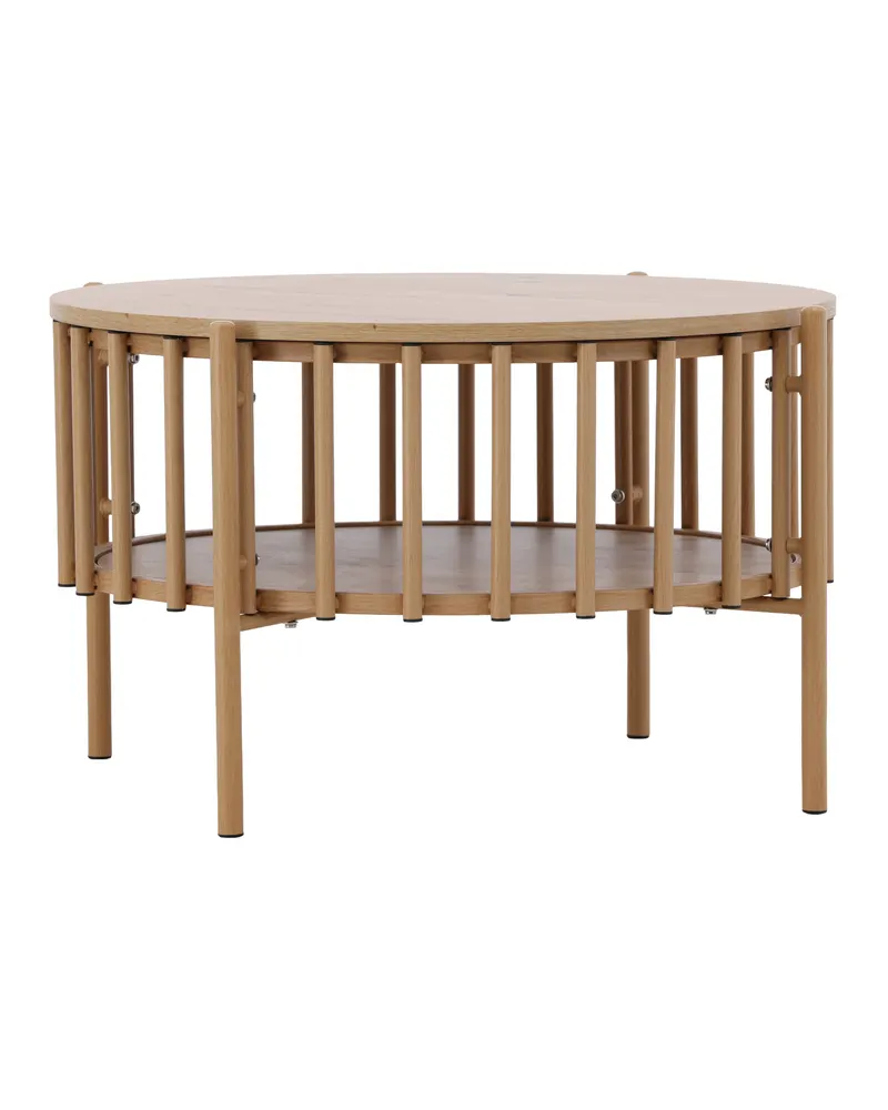 Rubbo runder Couchtisch Ø 80 cm mit Lamellenkranz, Ansicht 8