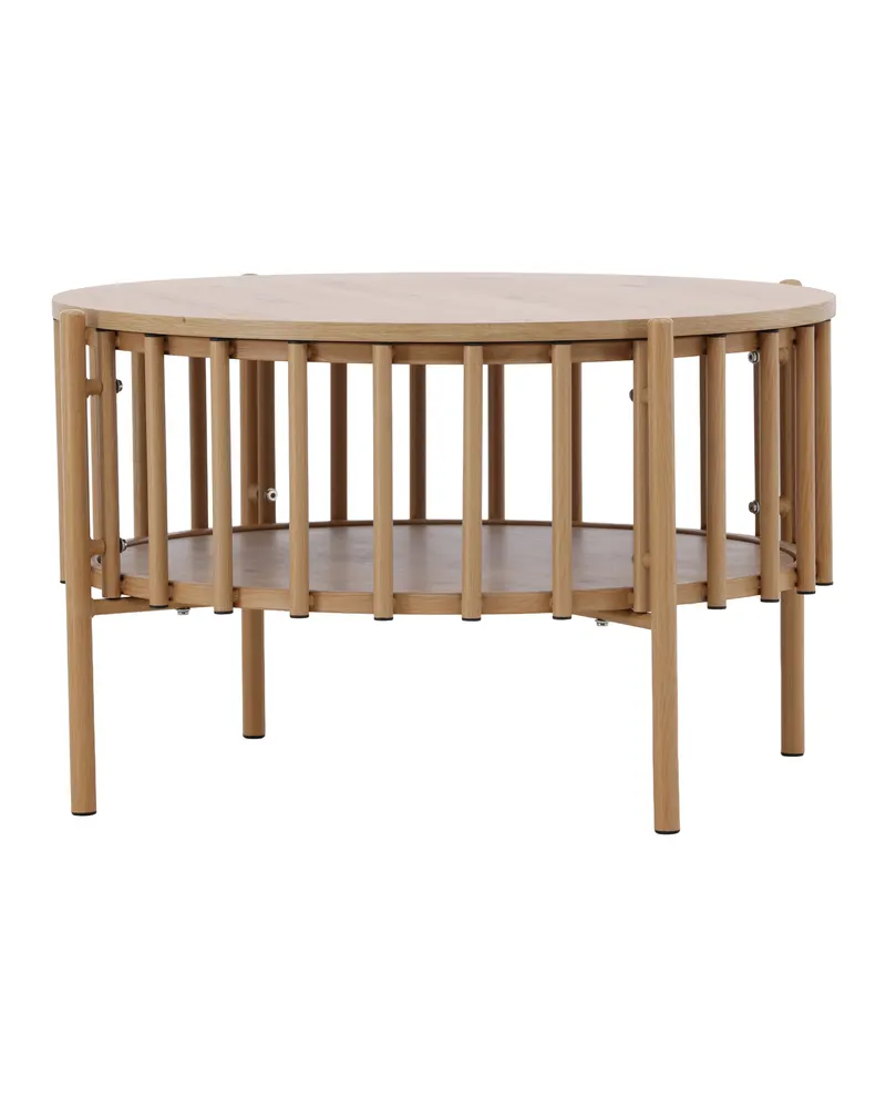 Rubbo runder Couchtisch Ø 80 cm mit Lamellenkranz, Ansicht 9