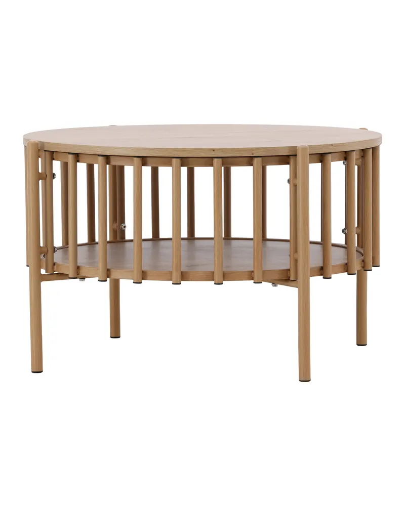 Rubbo runder Couchtisch Ø 80 cm mit Lamellenkranz, Ansicht 12