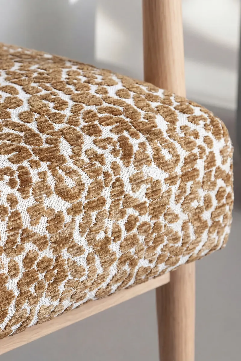 Runbert Retro-Sessel mit Holzgestell, im Wohnraum, Ansicht 5