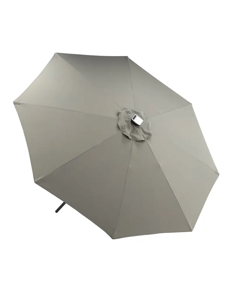 Sabal Sonnenschirm 270 × 270 cm mit LED in Grau, Ansicht 10