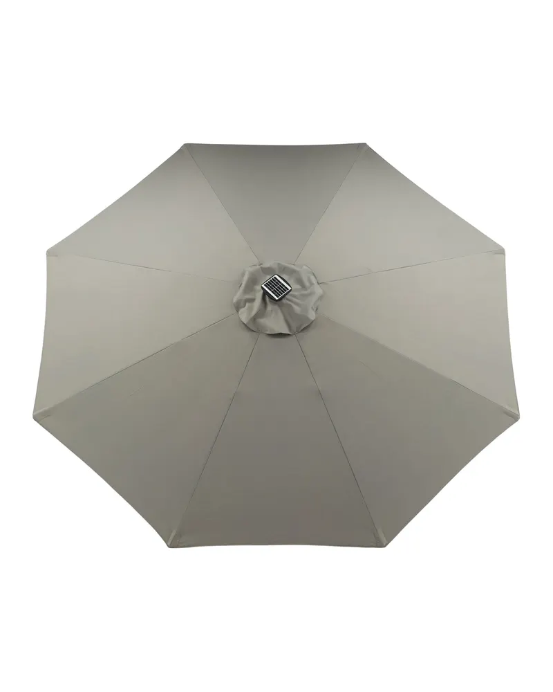 Sabal Sonnenschirm 270 × 270 cm mit LED in Grau, Ansicht 11