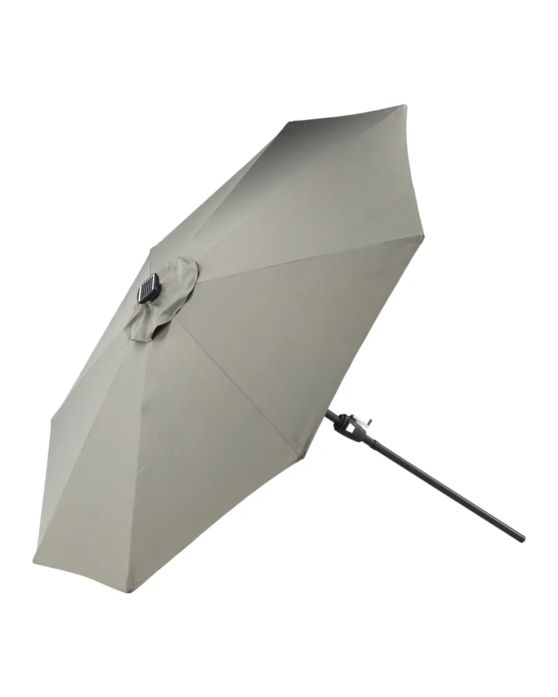 Sabal Sonnenschirm 270 × 270 cm mit LED in Grau, Ansicht 13