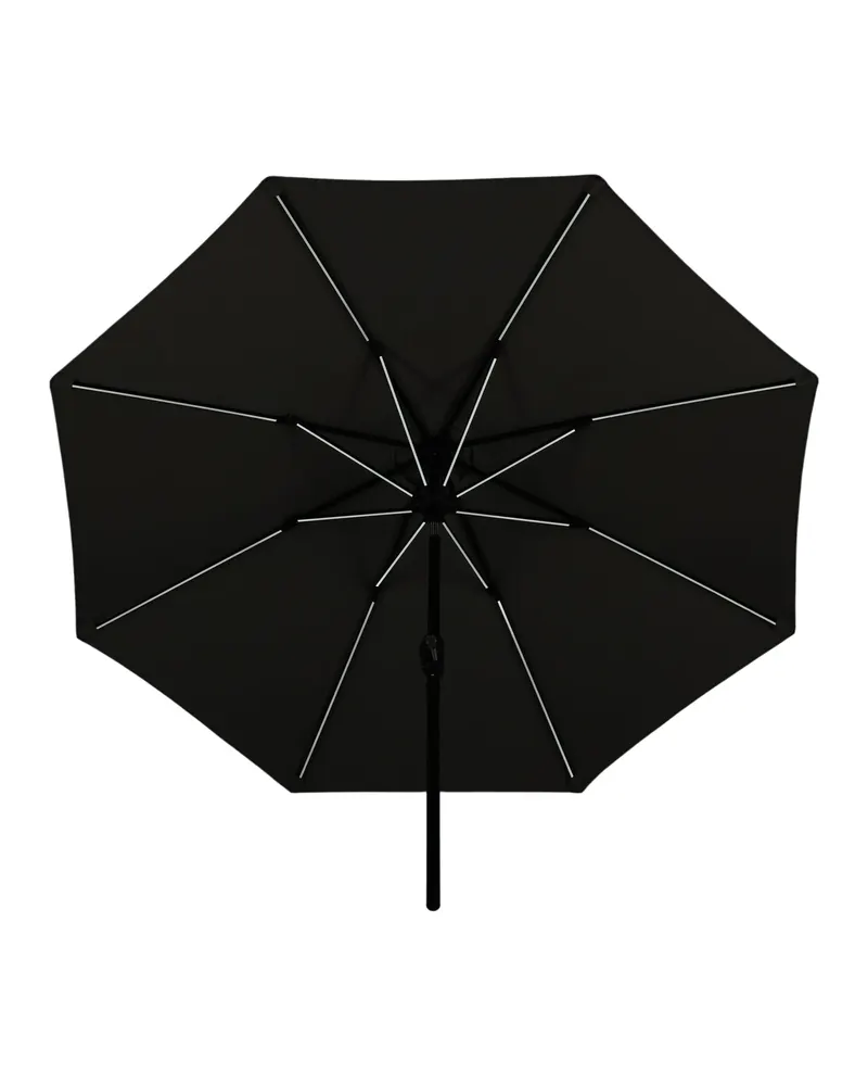 Sabal Sonnenschirm 270 × 270 cm mit LED in Grau, Ansicht 16