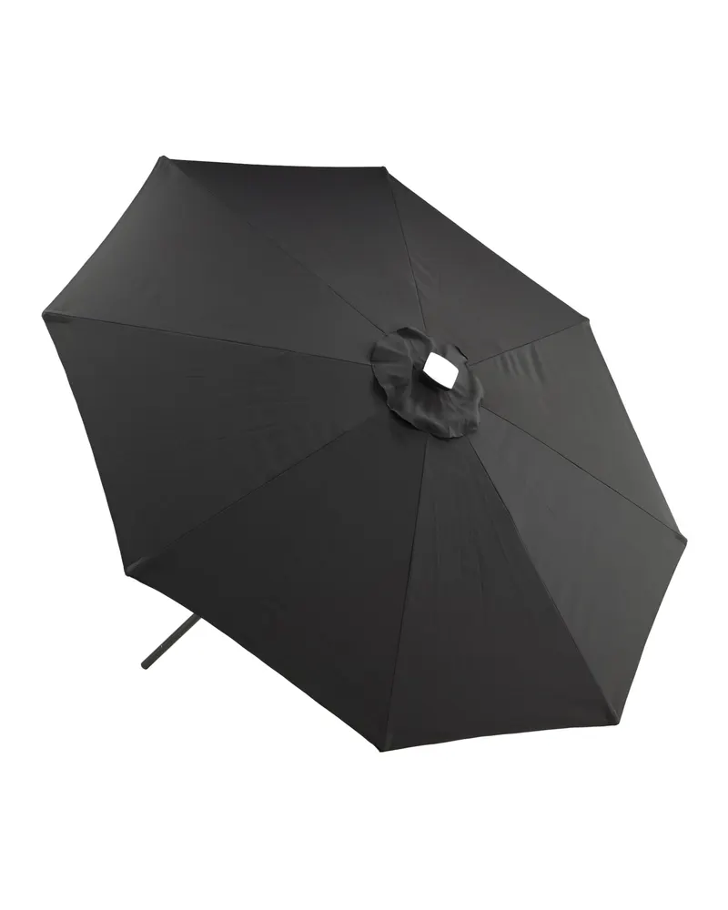 Sabal Sonnenschirm 270 × 270 cm mit LED in Schwarz, Ansicht 9