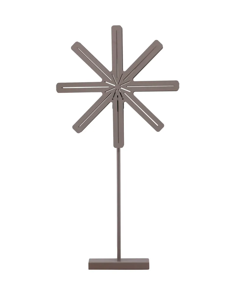 Säfsen Stern-Tischlampe aus Stahl in Mokka