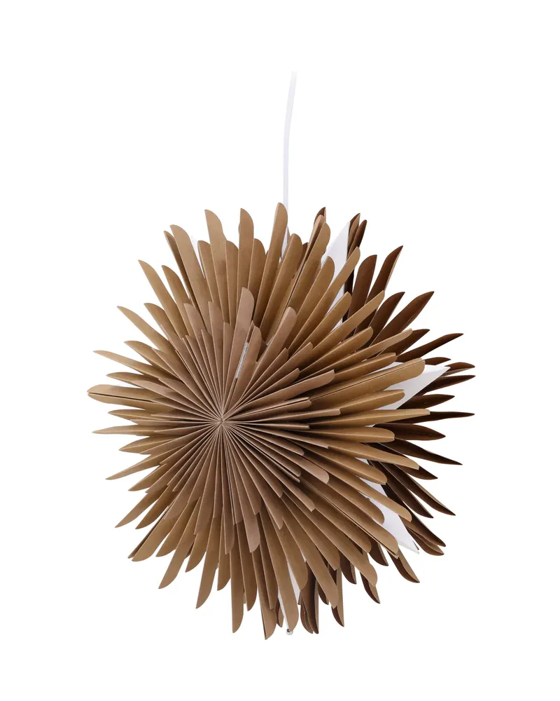 Sälen Papierstern Hängelampe in Ø 35 cm, Braun, Ansicht 2