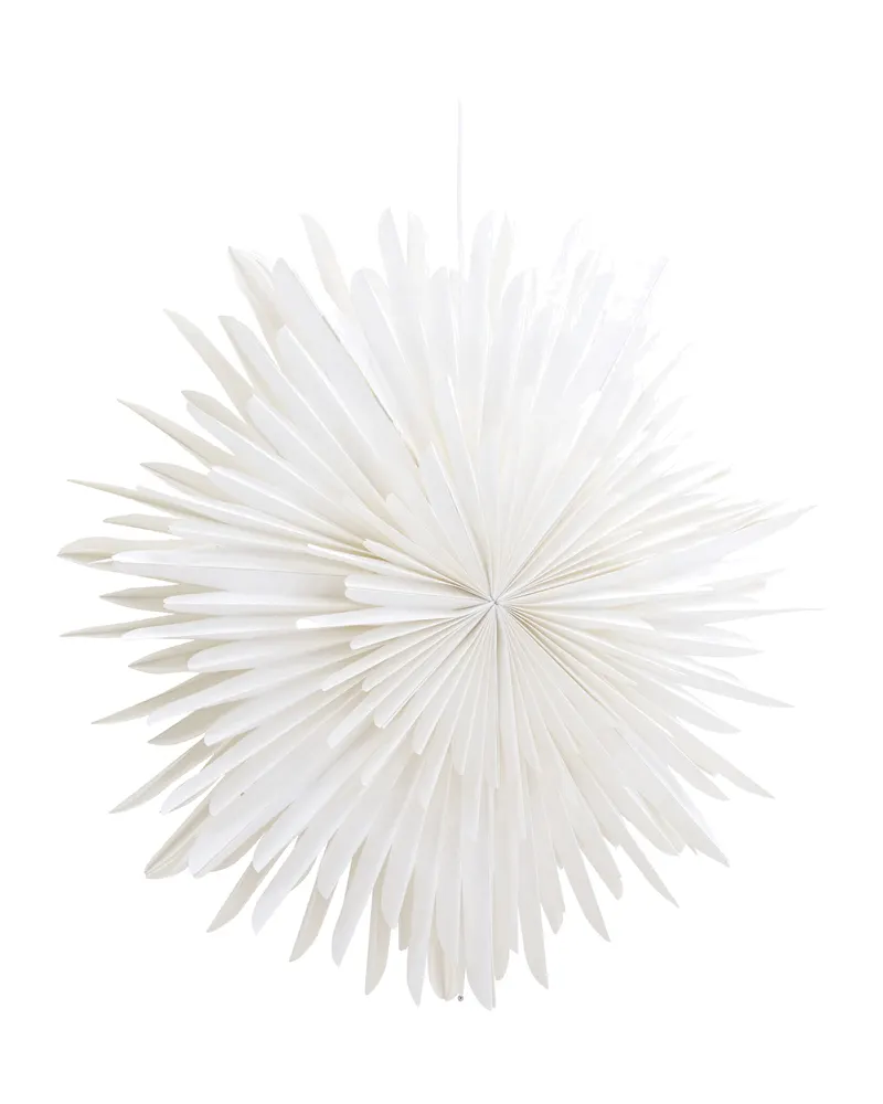 Sälen Papierstern Hängelampe in Ø 80 cm, Weiß, Ansicht 3