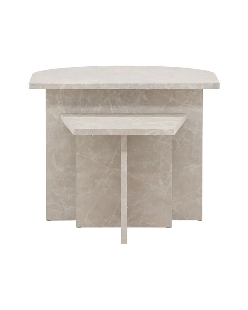 Sala Couchtisch in Marmoroptik aus zwei Tischen, Ansicht 7