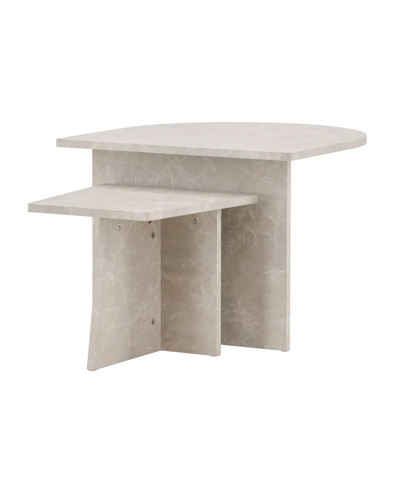 Sala Couchtisch in Marmoroptik aus zwei Tischen, Ansicht 8