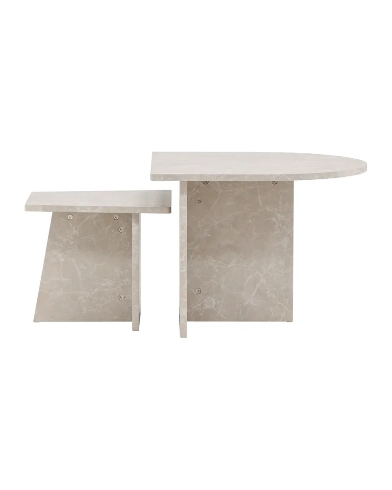 Sala Couchtisch in Marmoroptik aus zwei Tischen, Ansicht 10