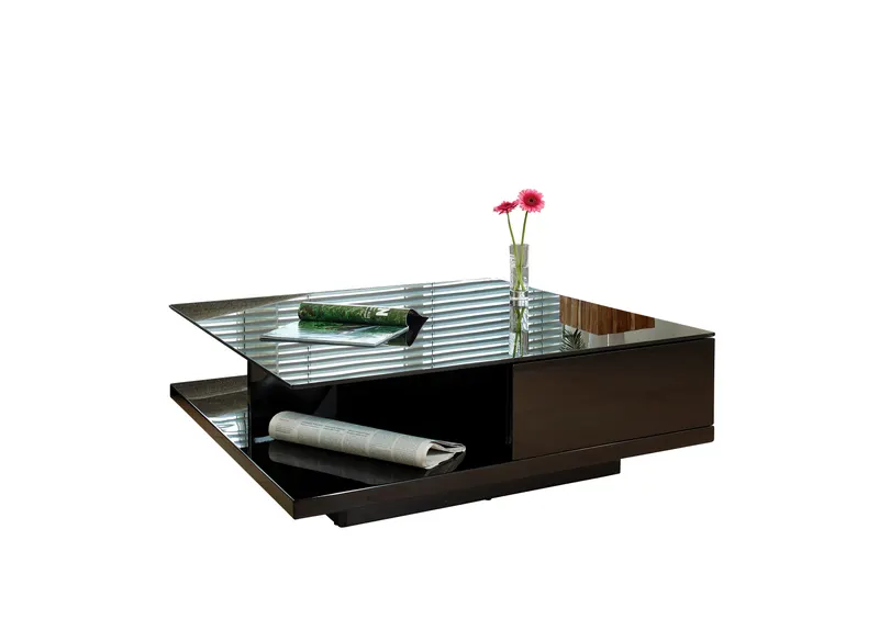 Couchtisch 100 × 100 × 36 cm, schwarz