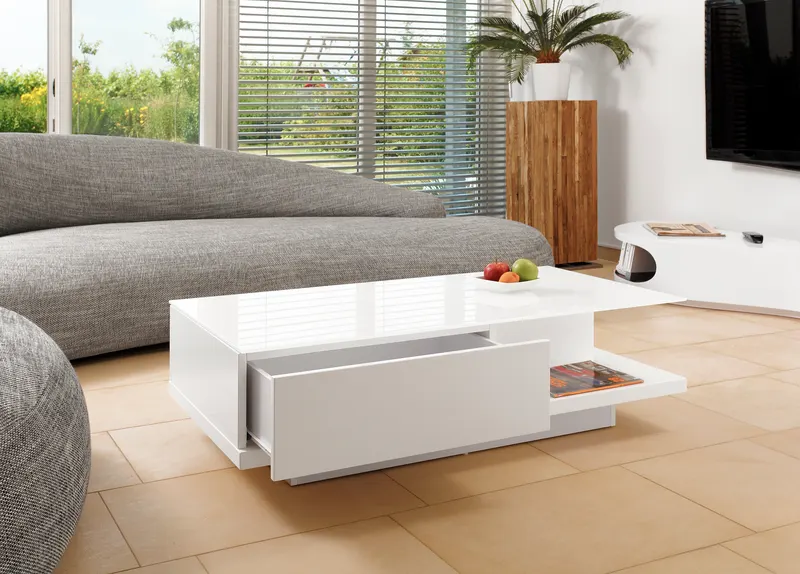 Couchtisch 120 × 60 × 36 cm, weiß, Ansicht 7