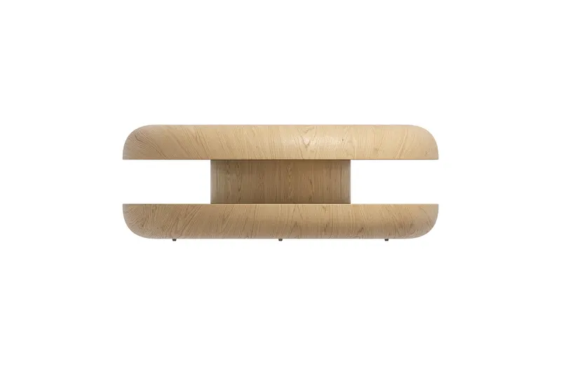 Alva Couchtisch Ø 90 cm drehbar, Walnuss
