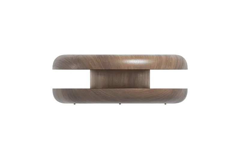 Couchtisch Ø 90 cm drehbar, Walnuss, Ansicht 1
