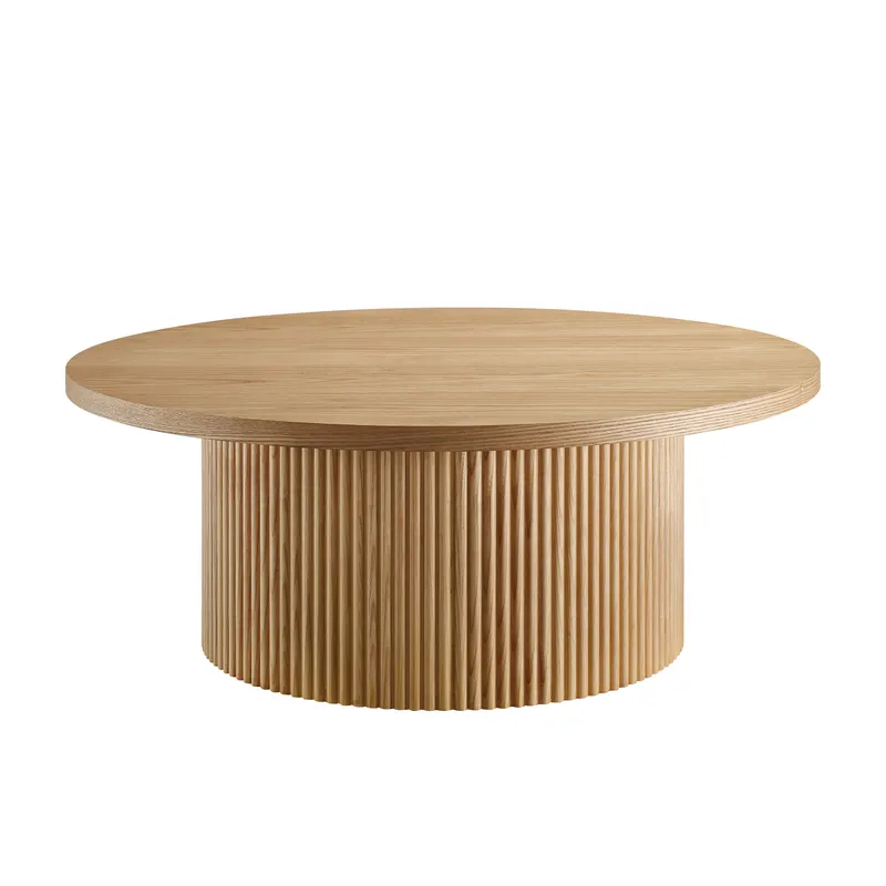 Arco Couchtisch Ø 85 cm, Schwarz