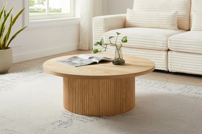 Couchtisch Ø 85 cm Natur, Ansicht 5