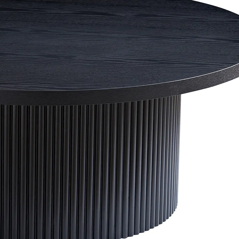 Couchtisch Ø 85 cm Schwarz, Ansicht 3