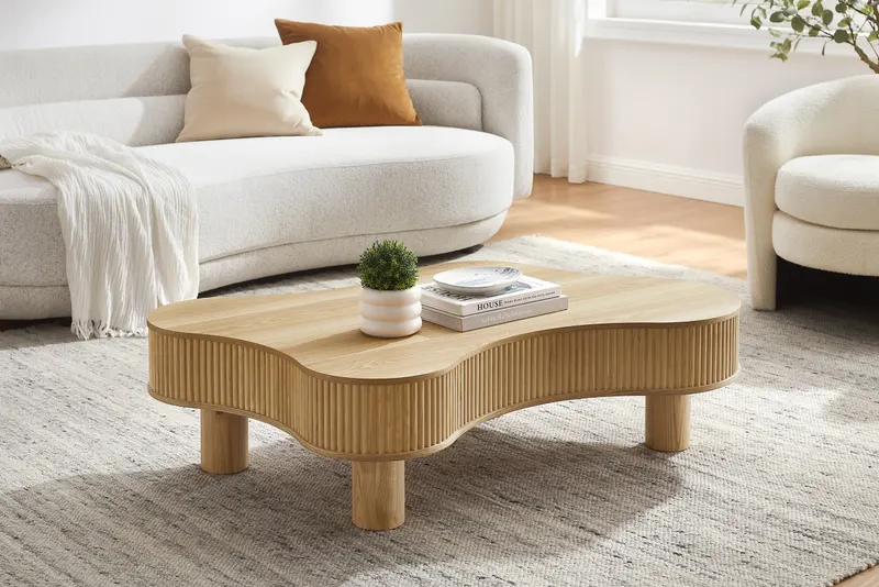 Couchtisch 116 × 77 cm Natur, Ansicht 6