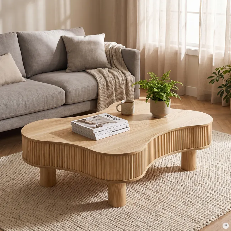 Couchtisch 116 × 77 cm Natur, Ansicht 7