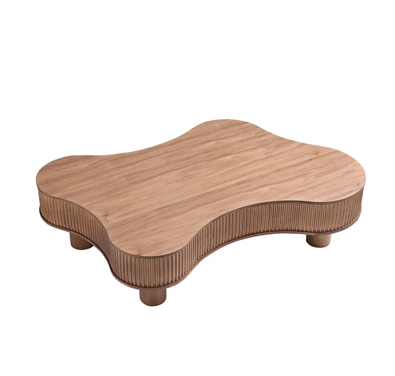 Couchtisch 116 × 77 cm Walnuss, Ansicht 3