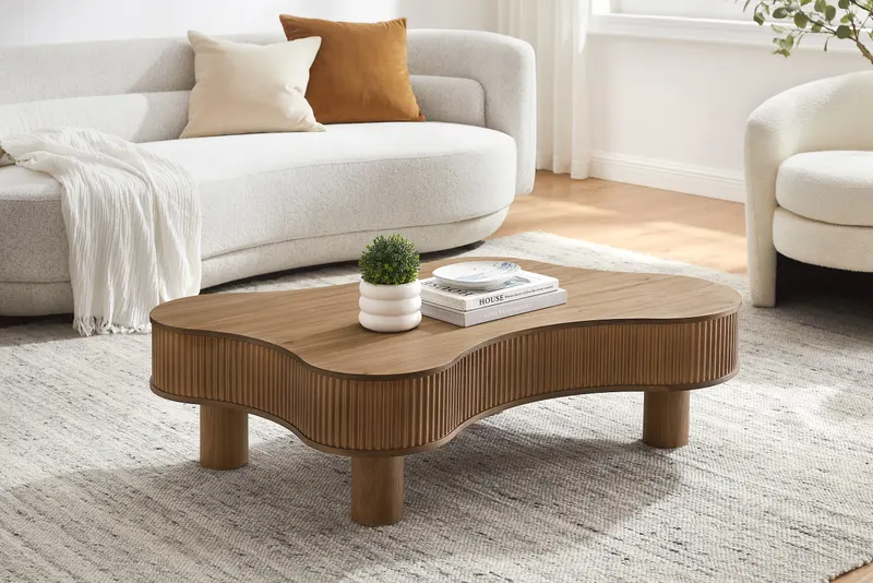 Couchtisch 116 × 77 cm Walnuss, Ansicht 6