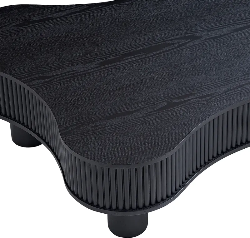 Couchtisch 116 × 77 cm Schwarz, Ansicht 5