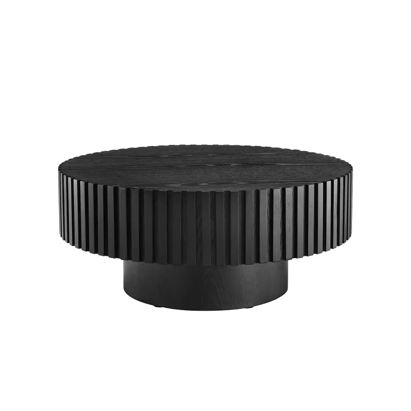 Couchtisch Ø 80 cm Schwarz, Ansicht 1