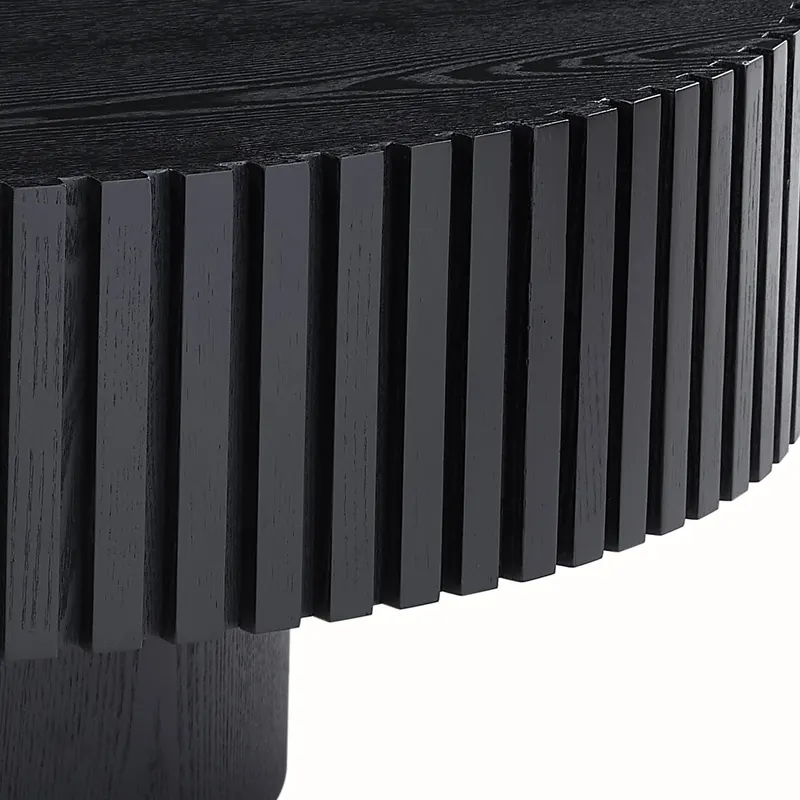 Couchtisch Ø 80 cm Schwarz, Ansicht 4