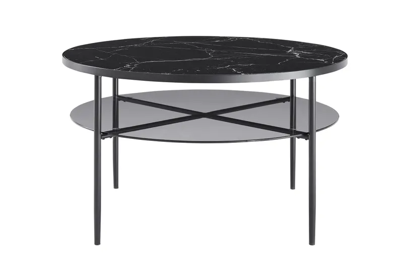 Couchtisch Ø 81 cm Schwarz, Ansicht 1