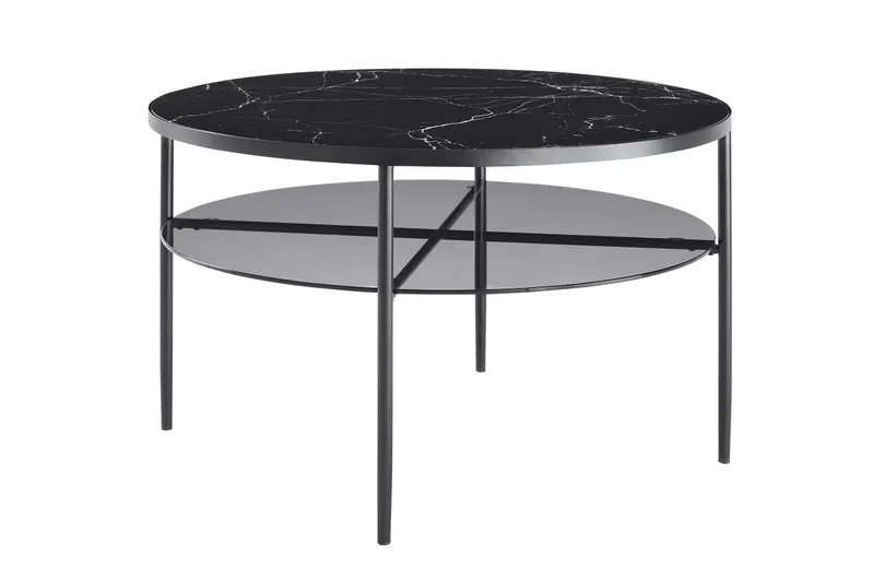 Couchtisch Ø 81 cm Schwarz, Ansicht 2
