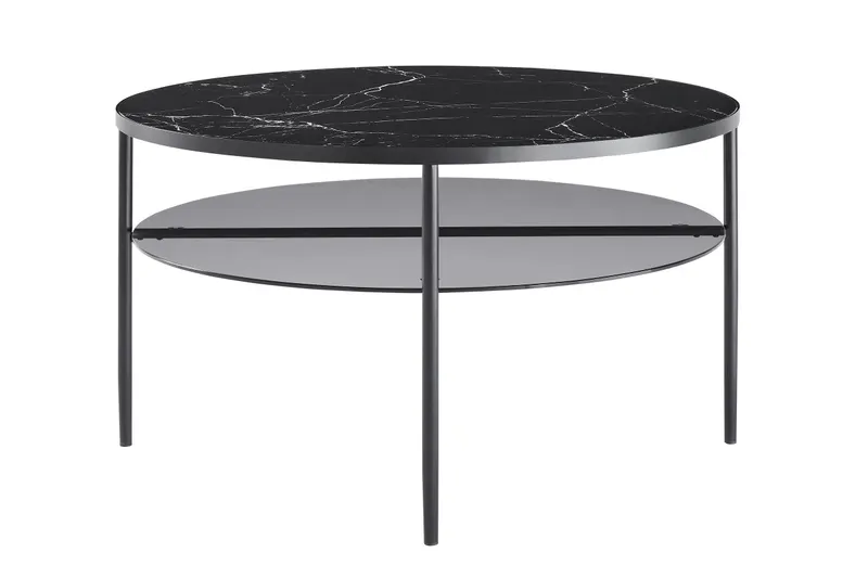 Couchtisch Ø 81 cm Schwarz, Ansicht 5