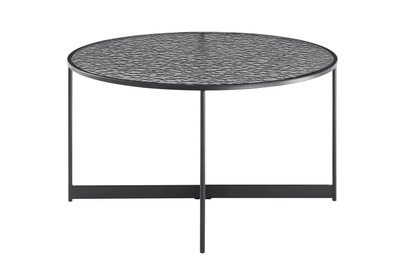 Couchtisch Ø 80 cm Schwarz, Ansicht 3