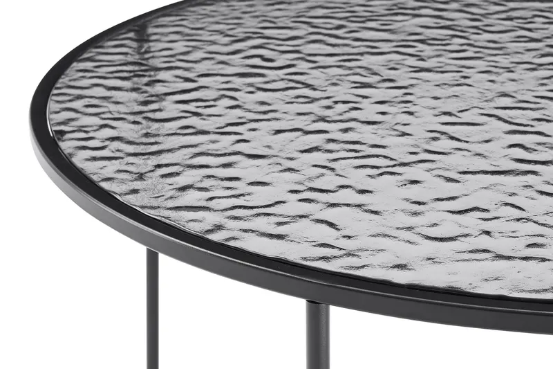 Couchtisch Ø 80 cm Schwarz, Ansicht 5