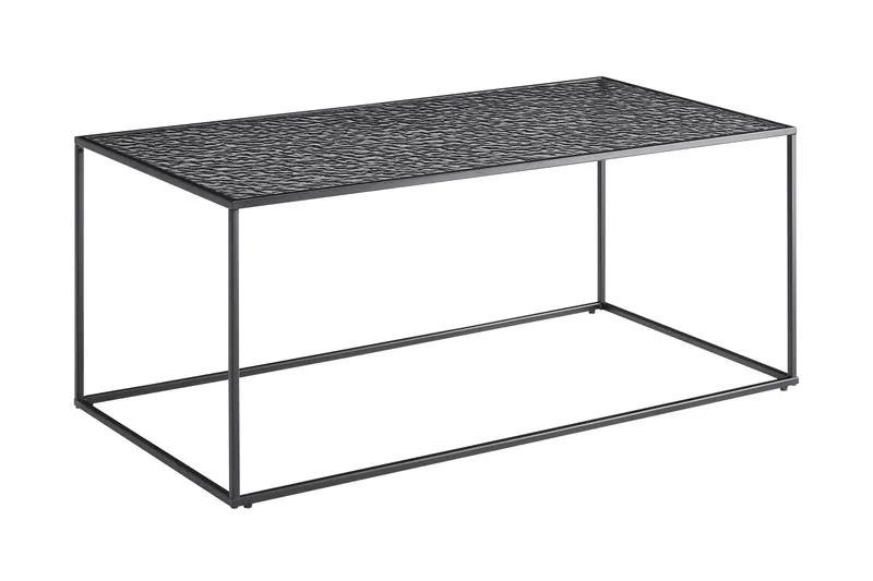 Couchtisch 110 × 55 cm Schwarz, Ansicht 2