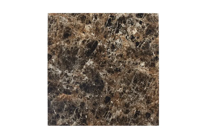 Couchtisch, braun in Marmoroptik, 90 × 90 cm, Ansicht 4