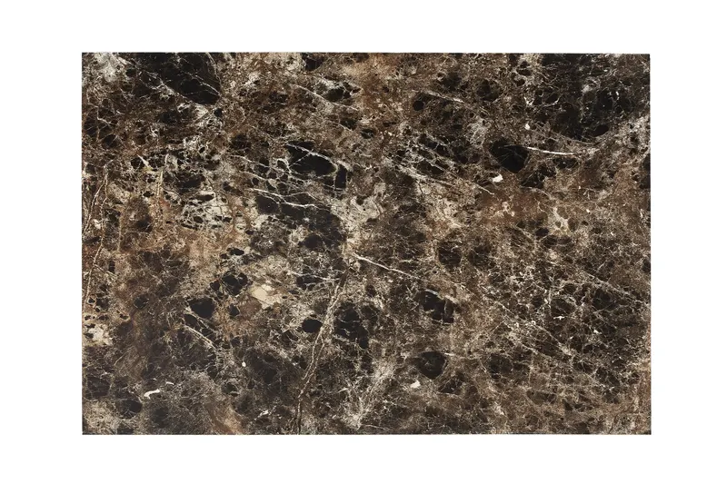 Couchtisch Braun 90 × 60 cm in Marmoroptik, Ansicht 4