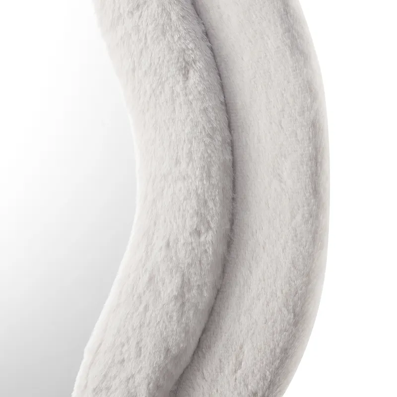 Spiegel mit Kunstfellrahmen Beige 70 × 170 cm, Ansicht 4