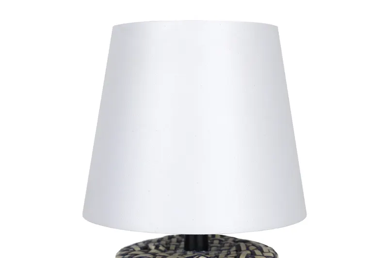 Tischleuchte Schwarz/Weiß 29 cm mit LED-Akku, Ansicht 7