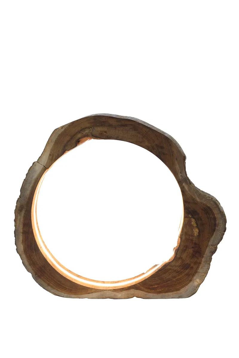 LED-Tischleuchte aus Treibholz Natur, Ansicht 3