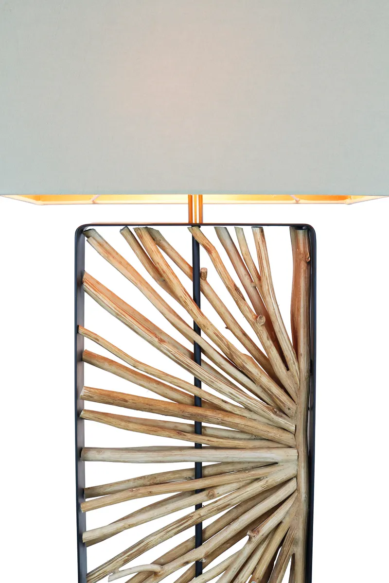 Stehleuchte Treibholz Natur/Beige 165 cm, Ansicht 7