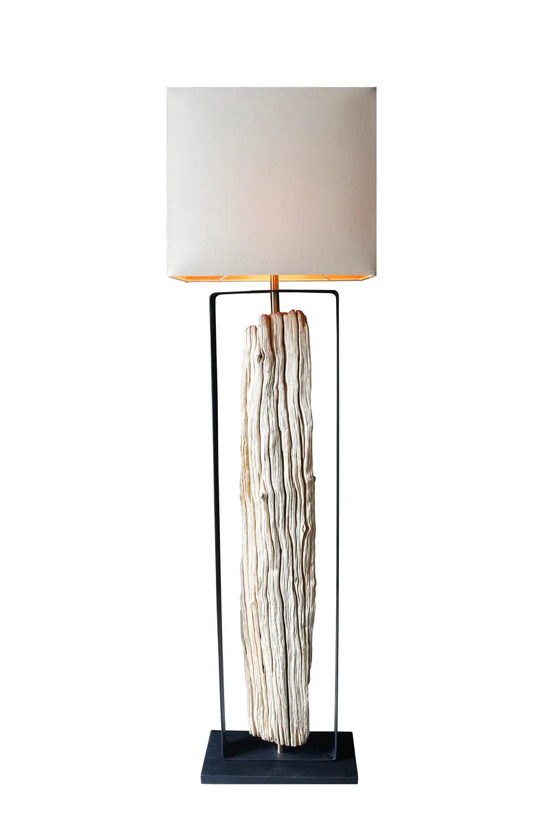 Westland Stehleuchte Treibholz Natur/Beige 165 cm