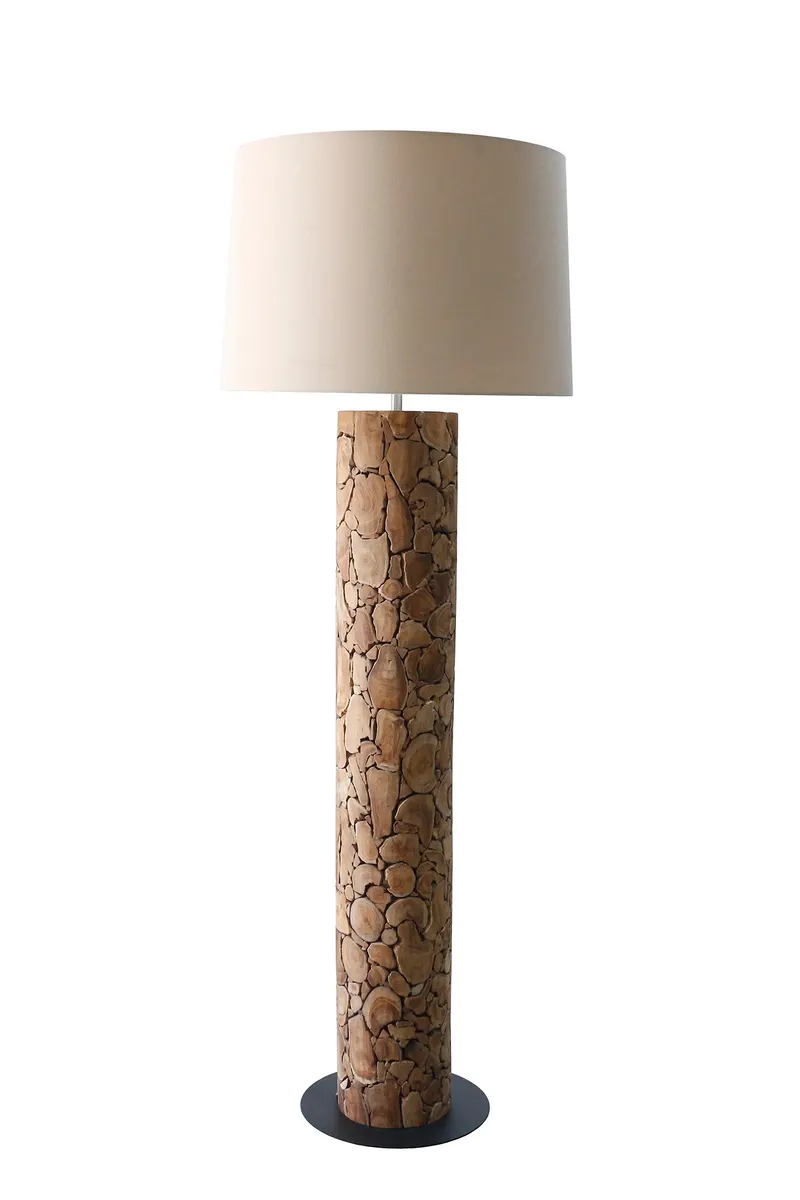 Stehleuchte Treibholz Natur/Weiß 170 cm, Ansicht 2