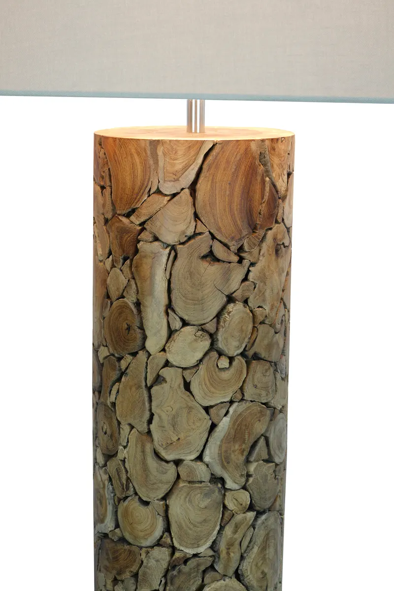 Stehleuchte Treibholz Natur/Weiß 170 cm, Ansicht 7