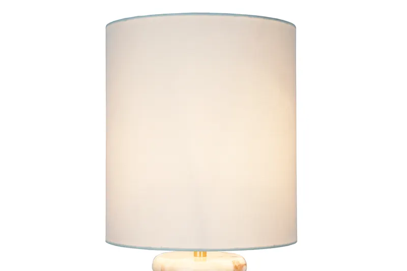 Tischleuchte Marmor/Leinen Beige, Ansicht 3