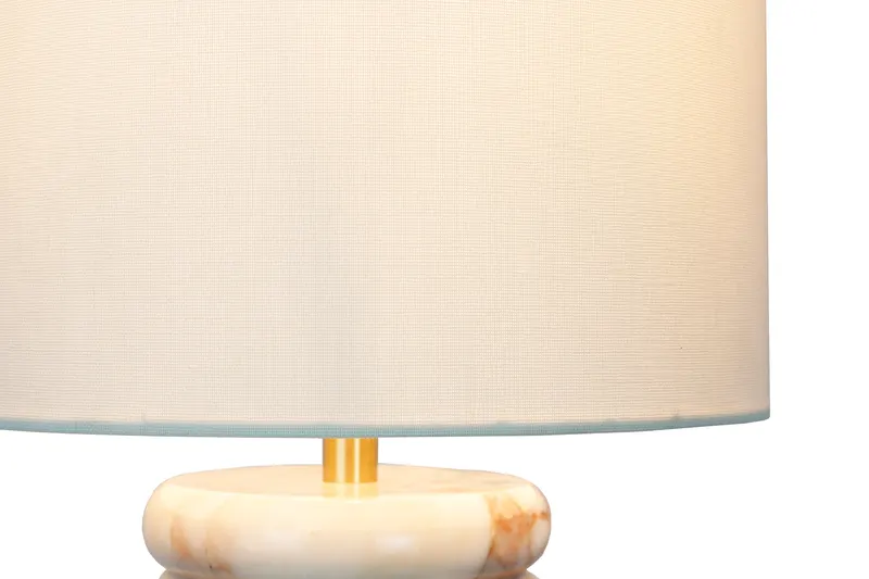 Tischleuchte Marmor/Leinen Beige, Ansicht 5