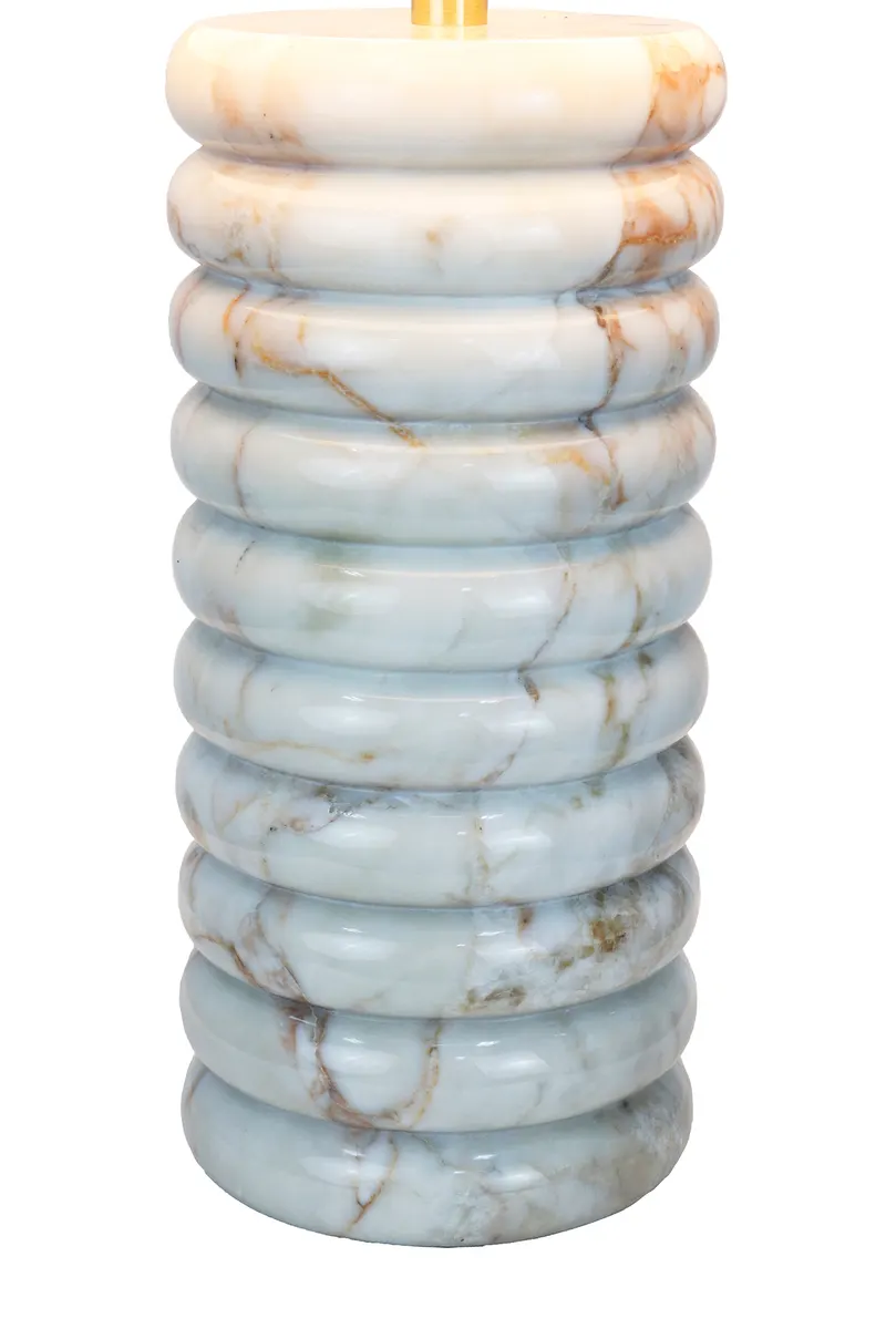 Tischleuchte Marmor/Leinen Beige, Ansicht 9
