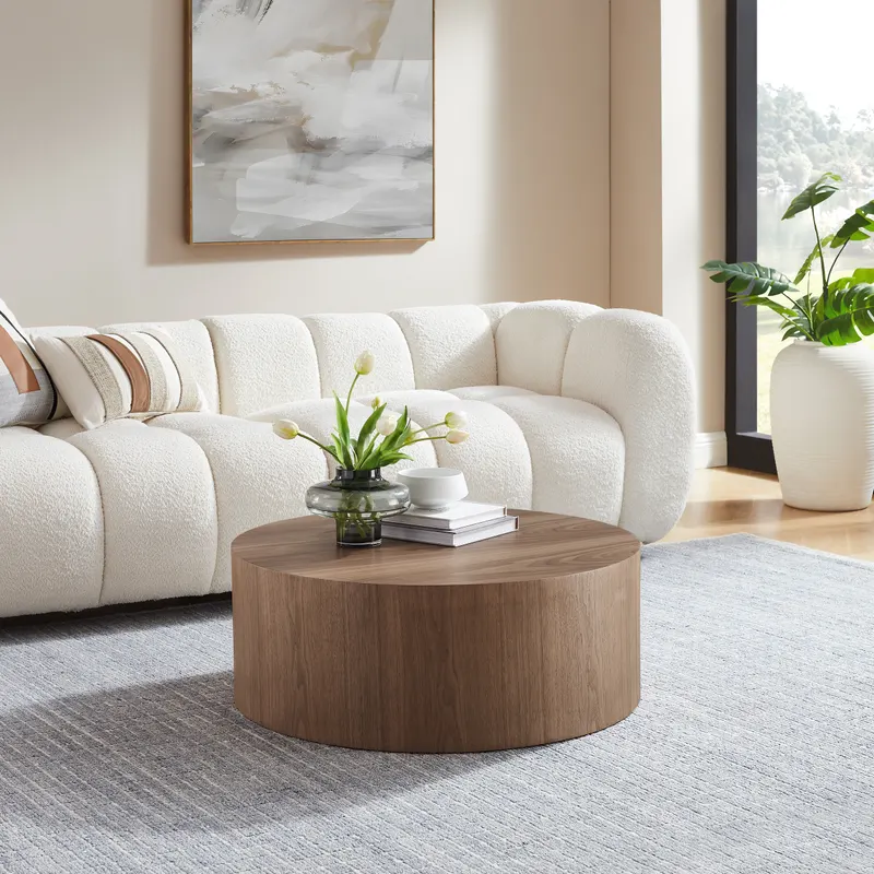 Couchtisch Ø 80 cm Walnuss, Ansicht 3