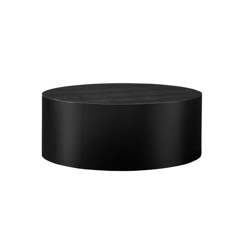 Isla Couchtisch Ø 80 cm Schwarz