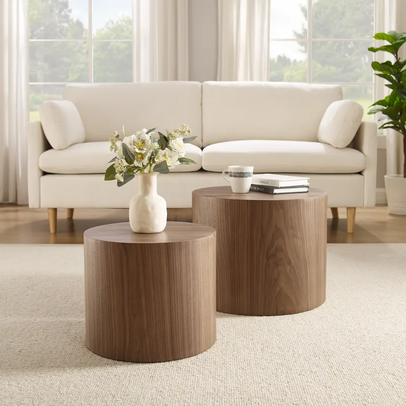 Couchtisch-Set, 2-teilig, Walnuss, Ansicht 4